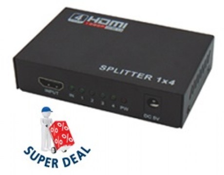 hdmi splitter 1 σε 4